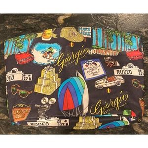 Vintage Nicole Miller for Giorgio Beverly Hills purse/makeup cosmetic bag